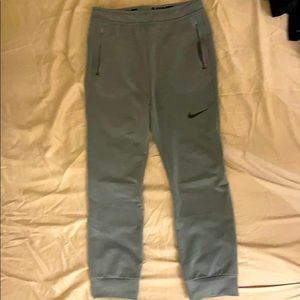 Gray Nike sweatpants